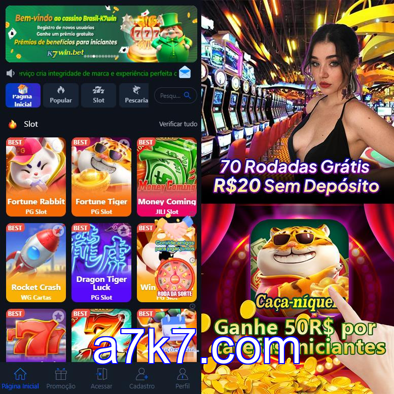Cadastro no a7k7: Comece com um Bônus de Boas-vindas!